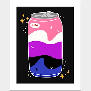 Genderfluid Drink Posters and Art